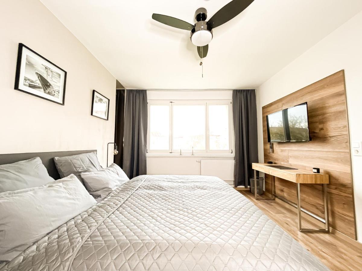 Modernes, Mediales Apartment, Naehe Der Neuen Leipziger Messe, Bis Vier Personen Buitenkant foto